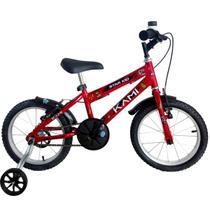 Bicicleta Infantil Aro 16 Masculina Kami Star Kid Dino