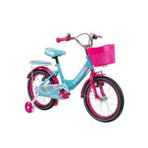 Bicicleta Infantil Aro 16 Menina Cor Tiffany- Unitoys 2661