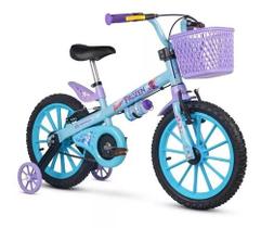 Bicicleta Infantil Aro 16 Menina Frozen Disney Nathor