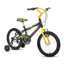 Bicicleta Infantil Aro 16 Menino Super Herói Alumínio Husky Preto Yup Aro 16 Bicicleta Infantil Aro 16 Menino Super Herói Alumínio Husky Preto Yup Aro 16