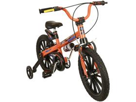 Bicicleta Infantil Aro 16 Nathor Extreme Laranja - com Rodinhas Freio V-Break