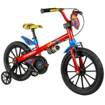 Bicicleta Infantil Aro 16 Nathor Spider Man Freio V-Brake 1 Marcha Bicicleta Infantil Aro 16 Nathor Spider Man Freio V-Brake 1 Marcha