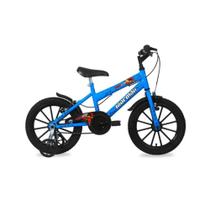 Bicicleta Infantil Aro 16 PP Top Lip C23 V-Brake Azul Mormaii