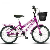 Bicicleta Infantil Aro 16 South Nininha Cesto E Paralama Men