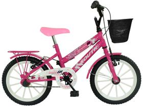Bicicleta infantil Aro 16 South Nininha Cesto e Paralama meninas