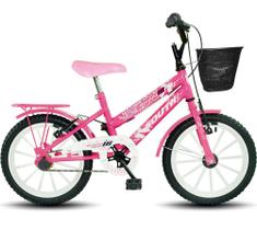 Bicicleta infantil Aro 16 South Nininha Cesto e Paralama meninas
