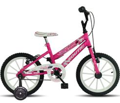 Bicicleta infantil Aro 16 South Nininha Meninas - Rosa