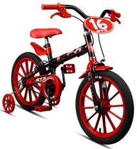 Bicicleta infantil Aro 16 Star Boy Menino 4 à 6 Anos Com Rodinha