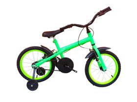 Bicicleta Infantil Aro 16 T-type Wendy Verde/Preto Personali
