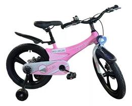 Bicicleta Infantil Aro 18 C/ Freio A Disco Rosa - Qntule 24129