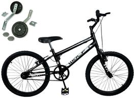 Bicicleta Infantil Aro 20 5 a 8 anos + Rodinha Lateral - WOLF BIKE