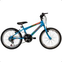 Bicicleta Infantil Aro 20 Athor Evolution Com Marcha 18 Velocidades