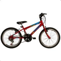 Bicicleta Infantil Aro 20 Athor Evolution Com Marcha 18 Velocidades