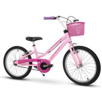 Bicicleta Infantil - Aro 20 - Bella - Rosa - Nathor