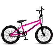 Bicicleta Infantil Aro 20 Bmx Freio V-Brake Rosa e Preto Gottbike