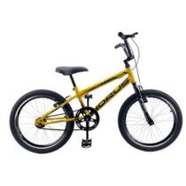 Bicicleta Infantil Aro 20 Bmx masculina - Cross Amarelo