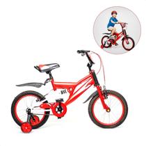 Bicicleta Infantil Aro 20 BMX Unitoys Freio VBrake com Rodinhas Sem Marchas