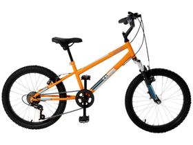 Bicicleta Infantil Aro 20 Caloi Snap T11R20V7 - Laranja 7 Marchas Freio V-Brake