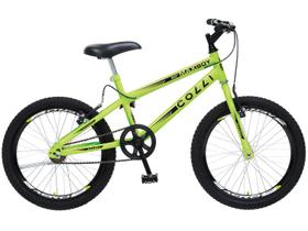 Bicicleta Infantil Aro 20 Colli Max Boy - Amarelo Neon Freio V-Brake