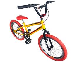 Bicicleta Infantil Aro 20 Cross Bmx - Pneu Vermelho - Wolf Bike