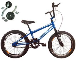 Bicicleta infantil aro 20 CROSS BMX + RODINHA LATERAL - WOLF BIKE