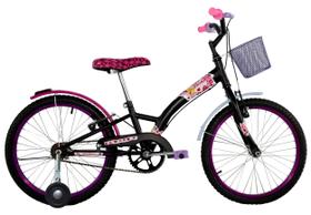 Bicicleta Infantil Aro 20 E Rodinha Feminina Passeio Fashion
