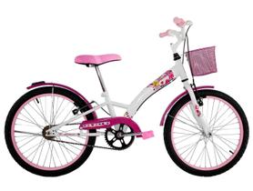 Bicicleta Infantil Aro 20 Feminina Fashion com Paralama e Cesta - Dalannio Bike