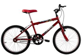 Bicicleta Infantil Aro 20 Masculina Cross Kids Vermelha