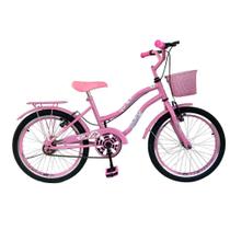 Bicicleta Infantil Aro 20 Menina Freio V Brake Aro Aero Lubrificada E Revisada Com Cestinha - Jady Bicicleta Infantil Aro 20 Menina Freio V Brake Aro Aero Lubrificada E Revisada Com Cestinha - Jady