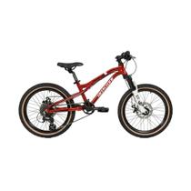 Bicicleta Infantil Aro 20 Redstone Alpha G Vermelho/ Branco