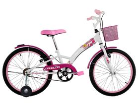 Bicicleta Infantil Aro 20 + Rodinha Feminina Passeio - Dalannio Bike