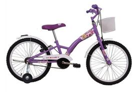 Bicicleta Infantil Aro 20 + Rodinha Feminina Passeio - Dalannio Bike