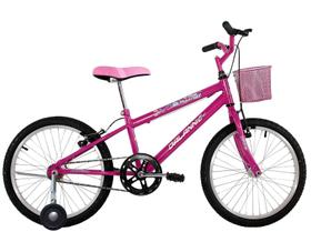 Bicicleta Infantil Aro 20 + Rodinha Feminina Passeio Bicicleta Infantil Aro 20 + Rodinha Feminina Passeio