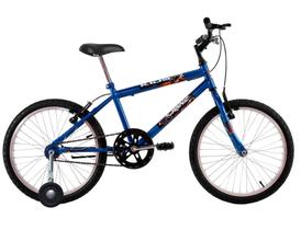 Bicicleta Infantil Aro 20 + Rodinha Masculina Passeio Menino