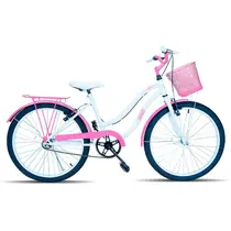 Bicicleta Infantil Aro 24 Forss Hello Com Cestinha Bicicleta Infantil Aro 24 Forss Hello Com Cestinha