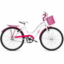 Bicicleta Infantil Aro 24 Forss Hello Com Cestinha Bicicleta Infantil Aro 24 Forss Hello Com Cestinha