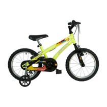 Bicicleta Infantil Athor Aro 16 Baby Boy Neon Aço Carbono com Freios V-Brake - Verde Neon