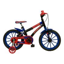 Bicicleta Infantil Baby Lux Masculina Com Rodinhas Aro 16