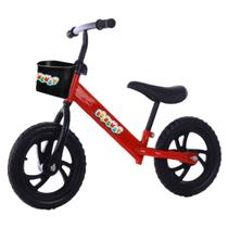 Bicicleta infantil balance 12 sem pedal pneu em eva vermelha - importway Bicicleta infantil balance 12 sem pedal pneu em eva vermelha - importway
