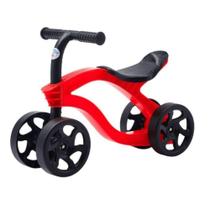 Bicicleta Infantil Balance Bike Futurista Sem Pedal 4 Rodas - Equilíbrio E Diversão vermelho
