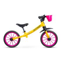 Bicicleta Infantil Balance Bike Menina Garden Nathor