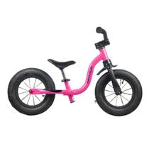 Bicicleta Infantil Balance Bike Raiada 12 Pink - Nathor