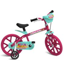 Bicicleta Infantil Bandeirante Sweet Game Aro 14