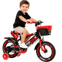 Bicicleta Infantil Biemme Aro 12 Com Rodinhas Explorbike Vermelho Bicicleta Infantil Biemme Aro 12 Com Rodinhas Explorbike Vermelho