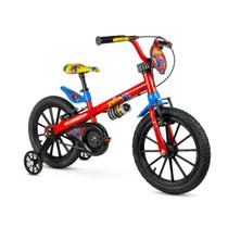 Bicicleta Infantil Bike Nathor Homem Aranha 5 a 8 Anos Aro 16