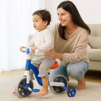 Bicicleta Infantil Bike Sem Pedal Azul Criança Brinquedo Veiculo Passeio Motinha Andador Presente