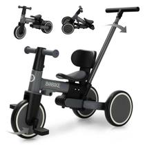 Bicicleta infantil Bobike 5 em 1 com empurrador e assento ajustável Bicicleta infantil Bobike 5 em 1 com empurrador e assento ajustável