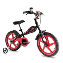 Bicicleta Infantil Com Rodinhas Aro 16 Shadow Preto Verden Bikes