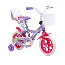 Bicicleta Infantil com rodinhas Flower Aro 12 Good Mood