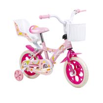 Bicicleta Infantil com rodinhas Flower Aro 12 Good Mood